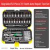 53-Piece Auto Repair Tool Set: Complete Socket, Wrench & Ratchet Kit