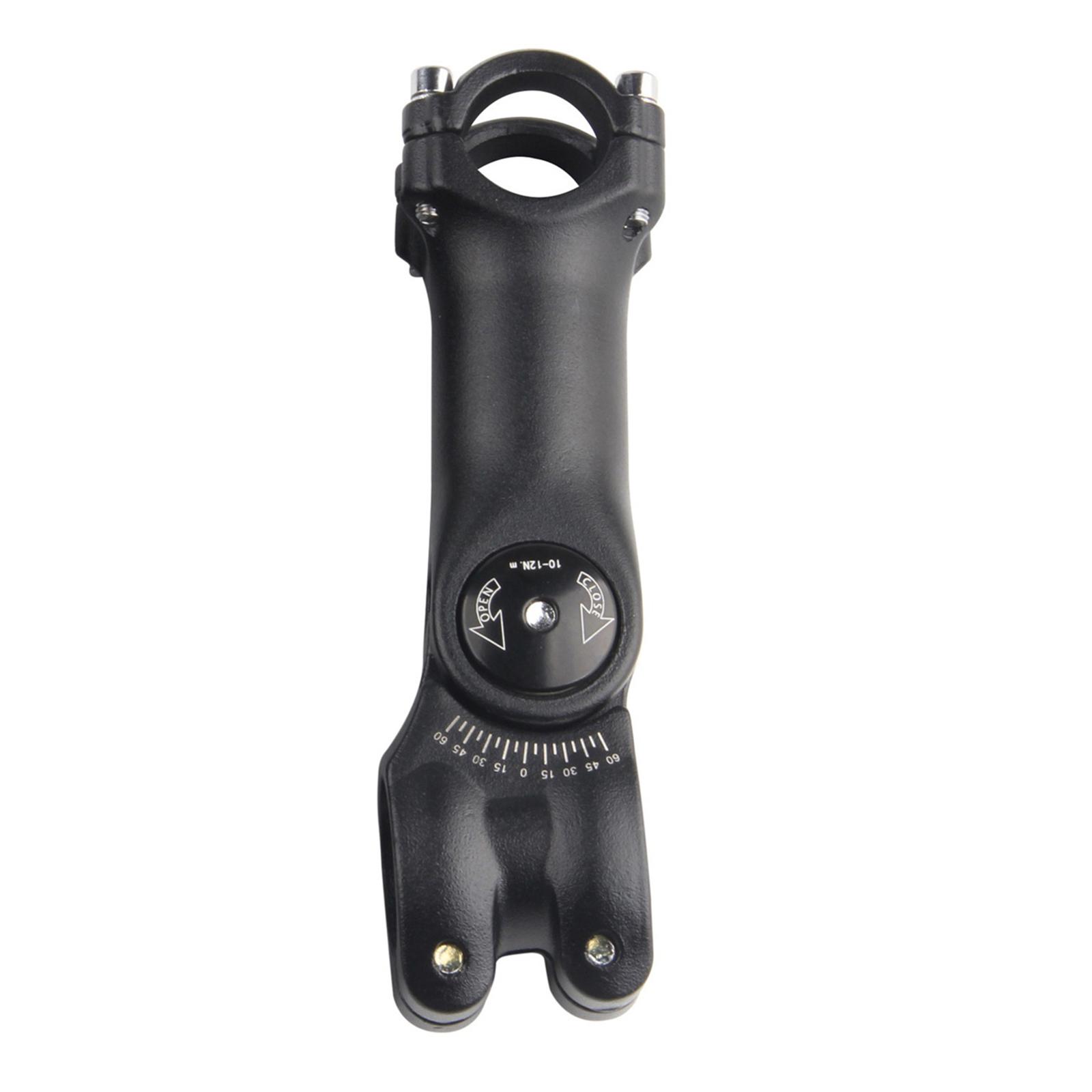 Adjustable Angles Bike Stem Aluminum Alloy Mountain Bike Handlebar Stem Lightweight Handlebar Risers Extension Adapter