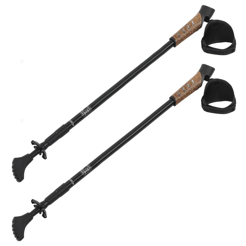 NECASIL 1 Pair Hiking Poles Aluminum Alloy Walking Poles Super Light Strong Locking Hiking Stick for Outdoor Sports