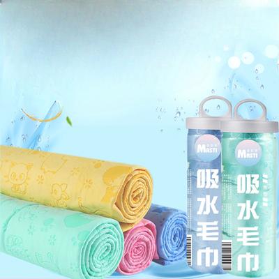 High-quality Large-sized Bucket Absorbent Towels for Pets, Including Dog and Cat Deerskin Absorbent Towels
