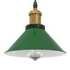 Height-Adjustable Pendant Lamp E27 Glossy Green