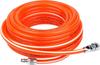 E-Value Urethane Air Hose, Inner Diameter 8.5mm X Outer Diameter 12.5mm, EAZ-120N, 20m, Clear Orange
