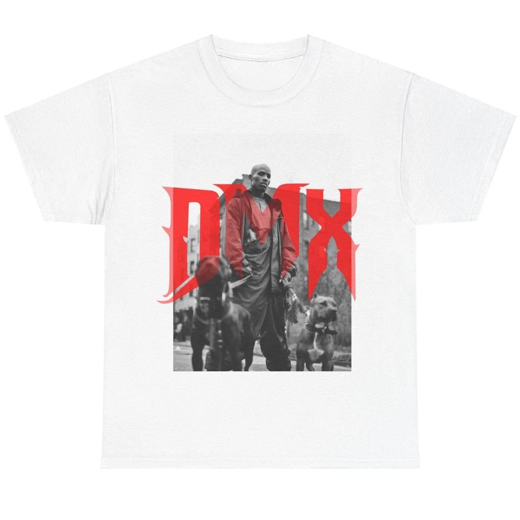 Rapper DMX Herren Baumwollhemd 2026 Sommer Neu übergroße Album-Grafik-Shirts Damen Y2k Hip Hop Kurzarm-T-Shirt Fan-Geschenke