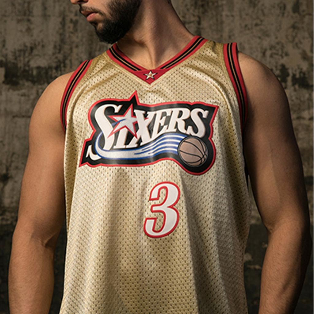 Mitchell & Ness X NBA Philadelphia 76ers 1996-97 Jersey 'Allen Iverson 3' Men's BA895L-P76-D-L3V