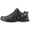 XA Pro 3D V8 Textile, Leather Abrasion Resistant Low Top Casual Running Shoes Men's Black Green 409875