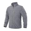 [TACVASEN] Outdoor Jacket, Men's Tactical Fleece, Multifunctional Coat, Stand-up Collar, Thermal, Windproof, Skiing, Climbing Outerwear, Cold
