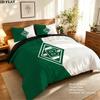 Borussia Mönchengladbach Pattern Bedding Quilt Set  Home Decoration  Gift (1 * duvet cover + 2 * pillowcase  without core)