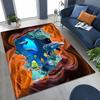3D Illusion Breaking Wall Dinosaur Animal Series Rug for Bedroom Living Room Sofa Home Doormat Decor,Large Non-slip Floor Mat