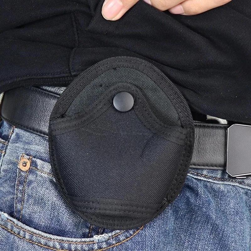 1Pc Handcuff Pouch Universal Handcuffs Case Holder Outdoor Hunting Accessories Hand Cuff Holster Waist Bag.
