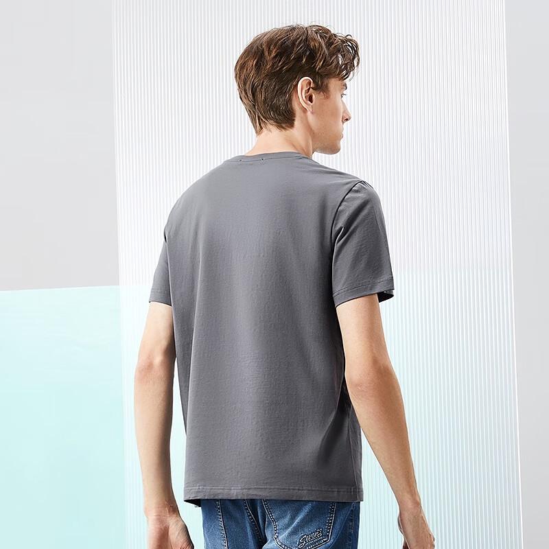 

Qipai Men s 5A Antibacterial 2A Anti-Mite Cotton Short Sleeve T-Shirt 2XL