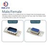 5PCS D-SUB 9 15 25 37 Pin Male Female Solder Type Connector DIP Straight Mount Serial Port Adapter 2 Rows DB9 DB15 DB25 DB37