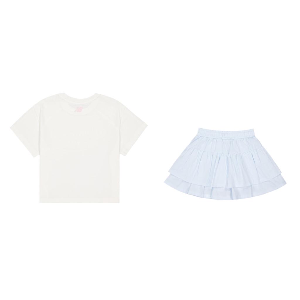 Kids' New Balance Skirt Set SS26 2 Piece Set ND2SG23112-LBL