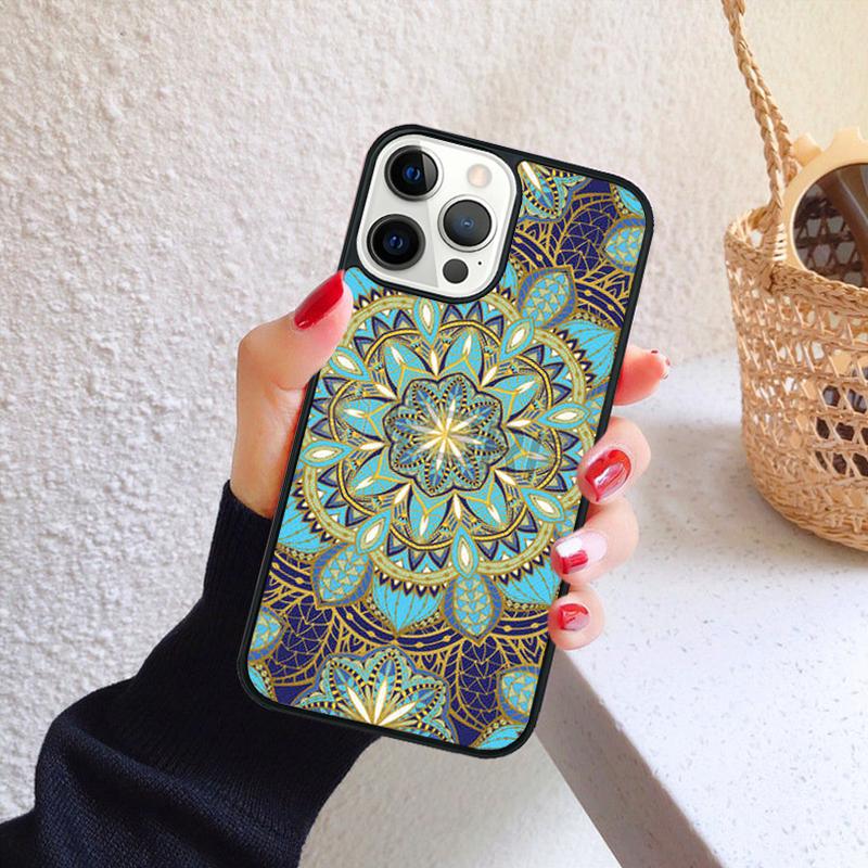 Mandala Flower Back Phone Case for iPhone 17 Air 16 PRO MAX 15 14 PLUS 12 11 13 Back Cover Fundas Shell Coque