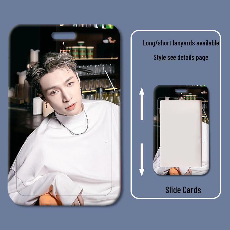 Zhang Yixing Plastic Sliding Cover ID and Access Card Holder for Students and Professionals
