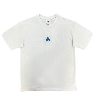 ACG Bestickter Buchstaben-Print Lässiges Geradschnitt Kurzarm T-Shirt Herren Tops Summit-White DQ1816-122