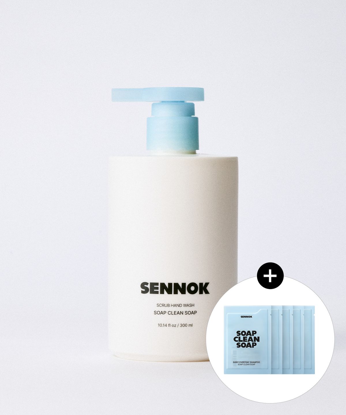 Sennoc Scrub Hand Wash Soap Clean Soap 300ml