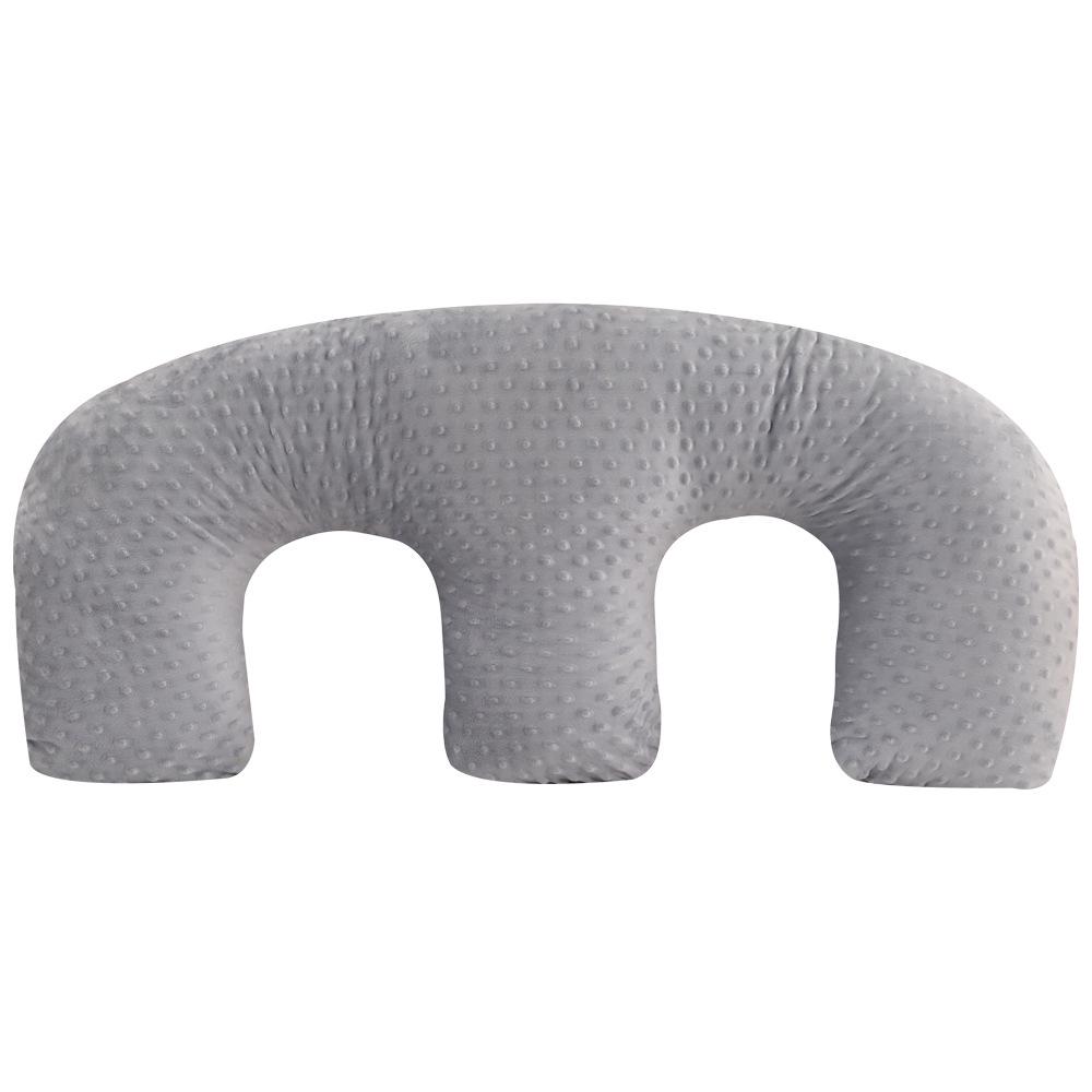 M-Shaped Twin Baby Feeding Pillow – Cradling Support, Anti-Vomiting Design for Lying Down Feeding