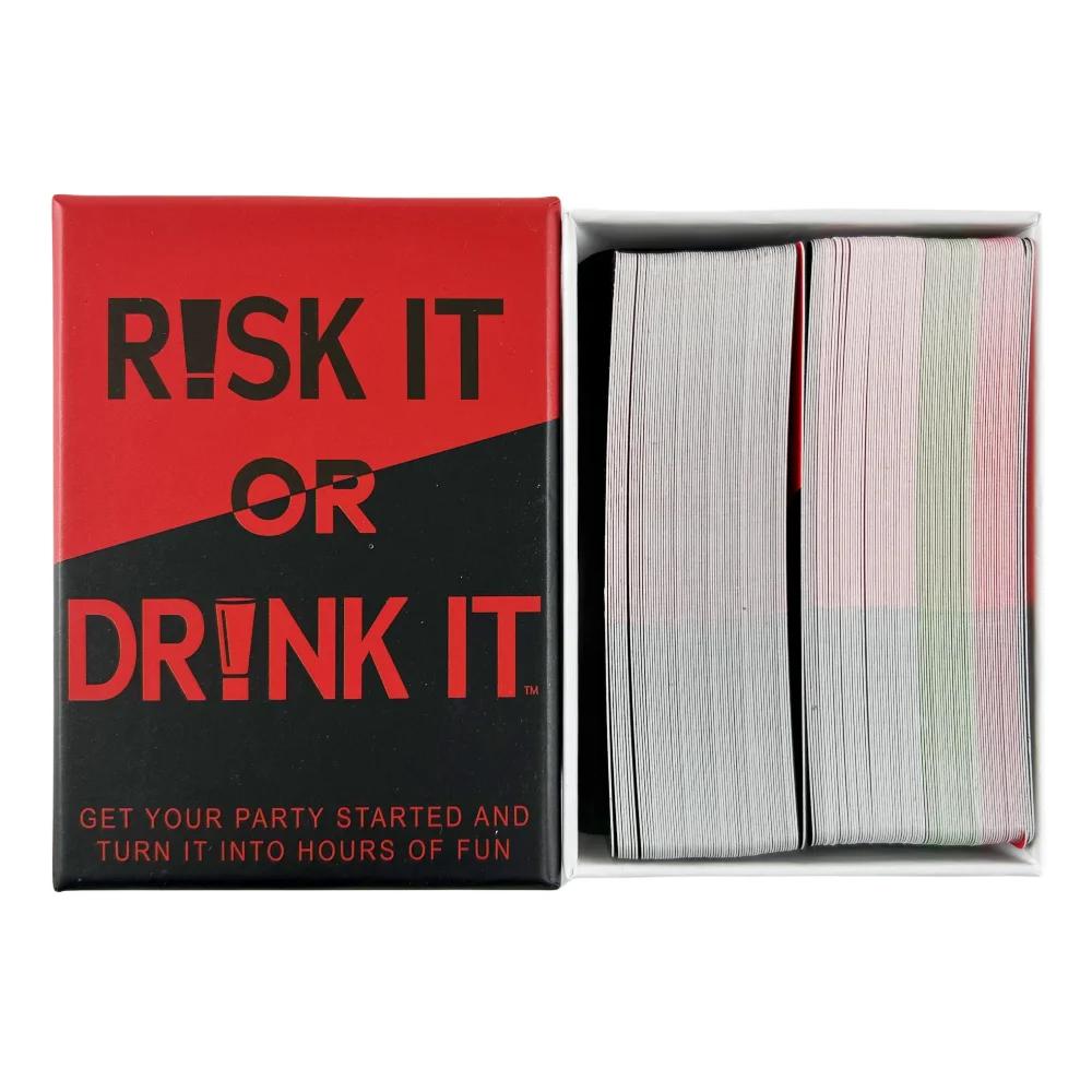 Risk It Or Drink Card Board Game Drinking Games Pregame Dares