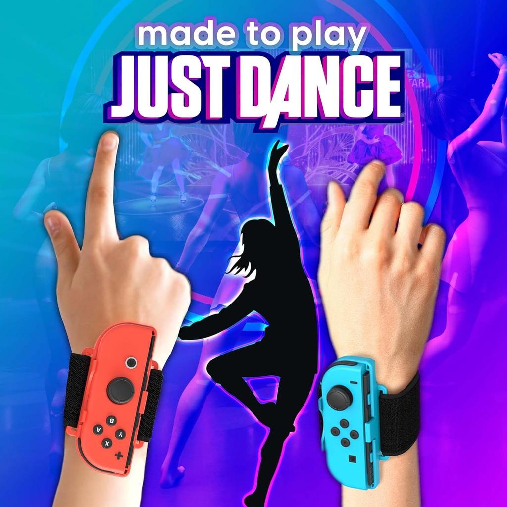 Wrist Strap for NS Switch Armband for Switch Dance Wristband for NS Switch Handle for NS Switch 2PCS Dance Wrist Strap Wristband Armband Small Handle