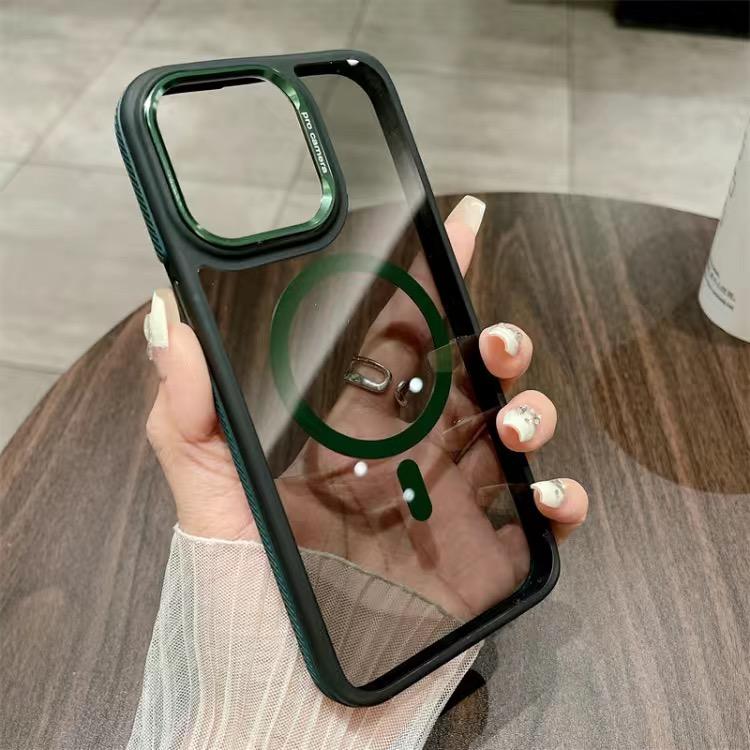 Original Ultra Thin For Magsafe Transparent Case For IPhone 11 13 14 15Pro Max Magnetic Case For Magsafe Wireless Charging Cover