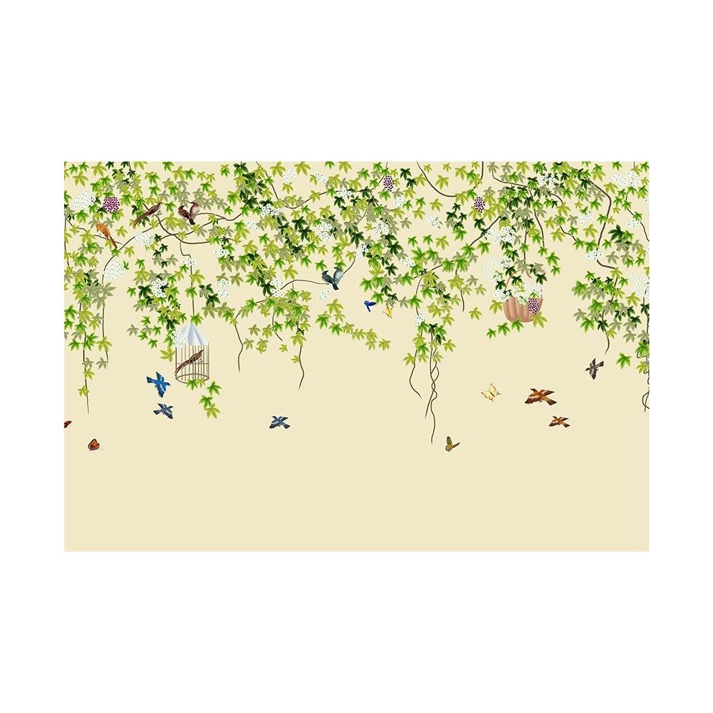 Floral Vine Wallpaper Backdrop,Romantic Ambiance Backdrop for Weddings,Spring/Summer Events,Flower Decor,Party Backdrop,Photo Gallery