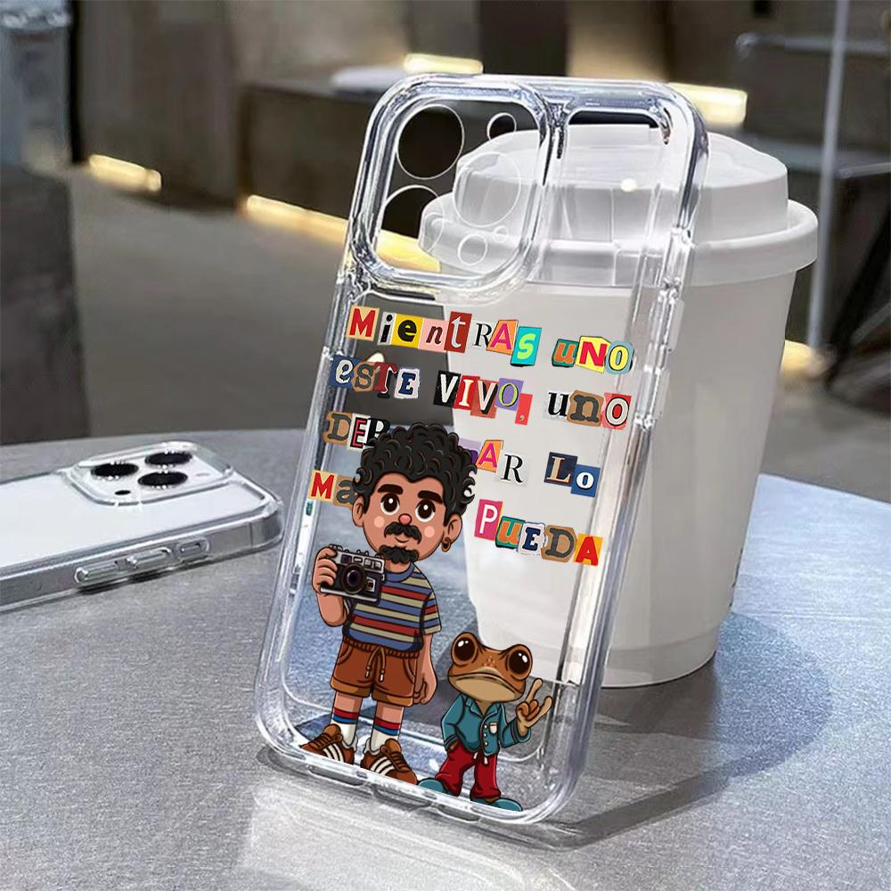 

Phone Case For Samsung Galaxy S26 S25 S24 S23 S22 S21 S20 FE Note20 Note10 Edge Plus Ultra Lite 5G Clear Cover Art Bad Bunny Samsung S25 5G
