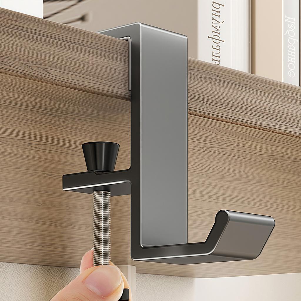 Portable Headset Hanger Punch-free Table Side Hook Wall Hanging Racks Multi-functional Holder for Gaming Headphone Organizer