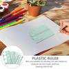 4pcs Measuring Template Stencil Geometric Stencils Multiple Shapes Drawing Tools