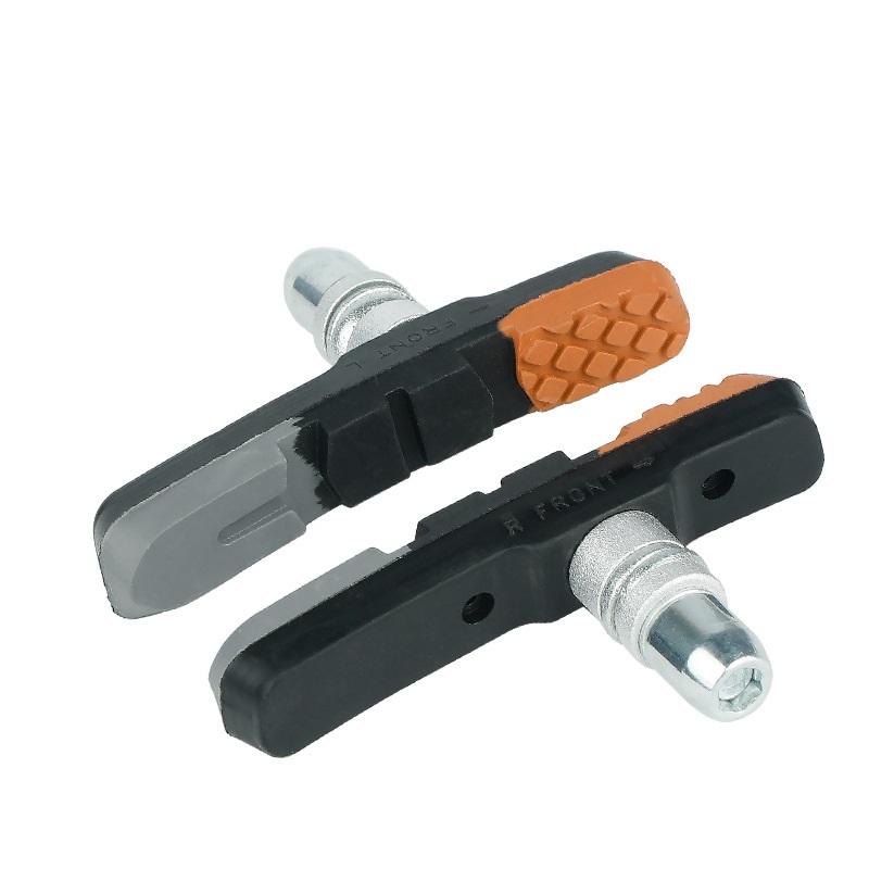 2 Pcs Robust Hard Wearing Rubber 70Mm V Brake Pads For Metal Rim Fit Wet Dry Conditions