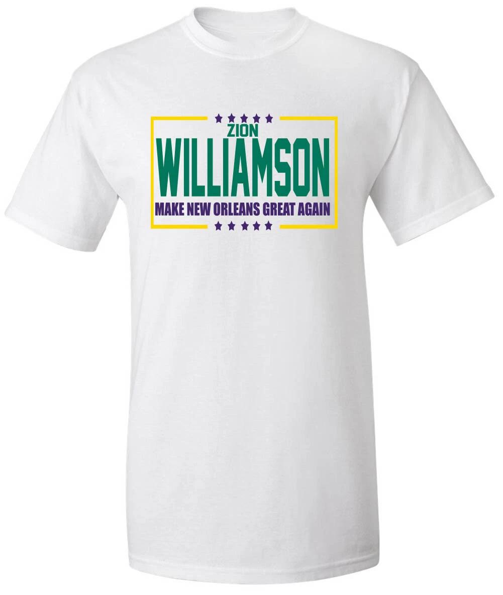 Zion Williamson New Orleans Election City Style T-Shirt M