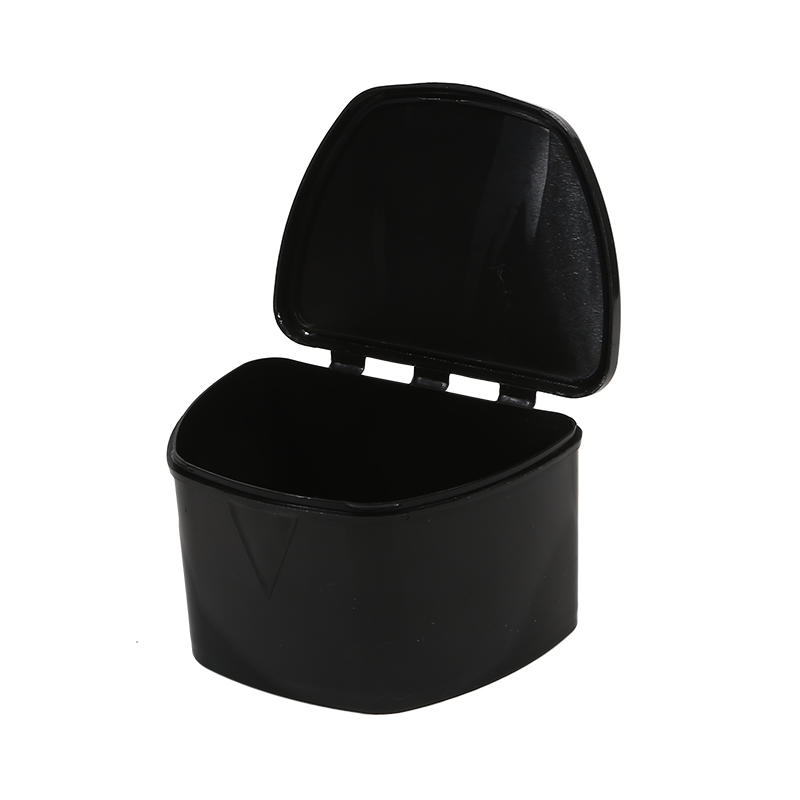 Dental Denture Box Orthodontic Dental Mouth Guard Box Retainer Case False Teeth Plastic  Whitening Container Denture Box