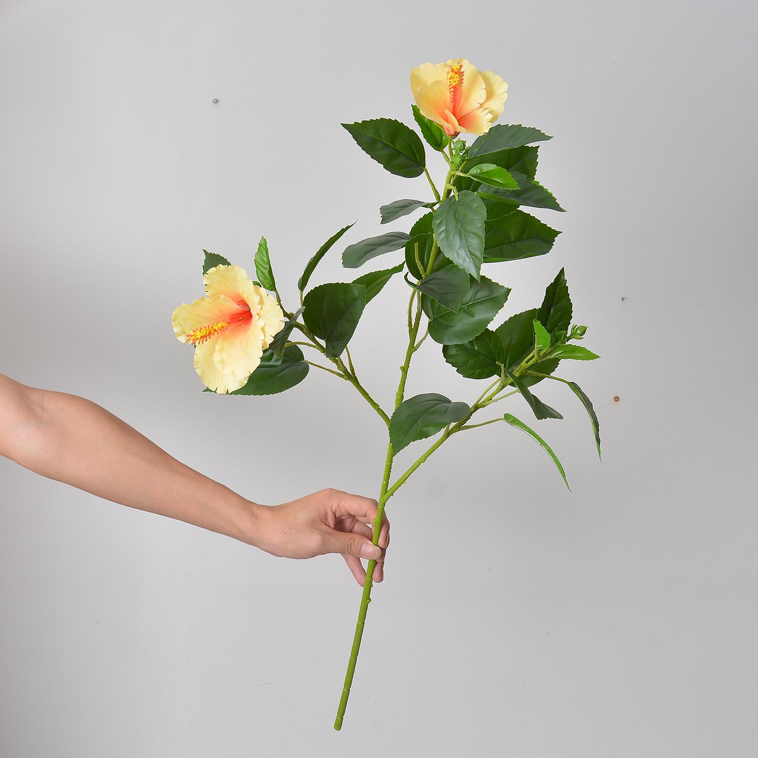 

Retro Autumn Hibiscus Soft Decoration - Single/Bunch Floral Art for Archways