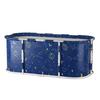 Baignoire Pliante 47", Baignoire Pliante Portable pour Adultes, Baignoire à Trempage pour Bain Chaud et Bain Glacé, Enveloppe Autoportante Pliante