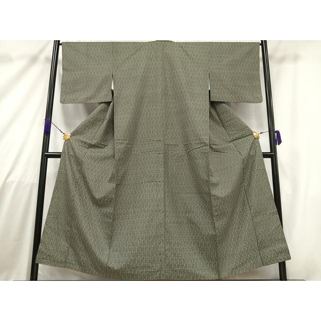 Heiwaya Kimono High-quality pongee, geometric pattern, pure silk, masterpiece AABA0477oa