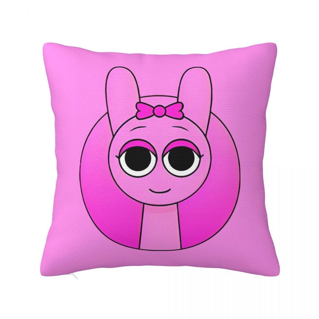 Sprunki Incredibox Sky Pillow Case Cartoon Anime Game Cushion Covers Vintage Decorative Pillowcase for Home 45*45cm