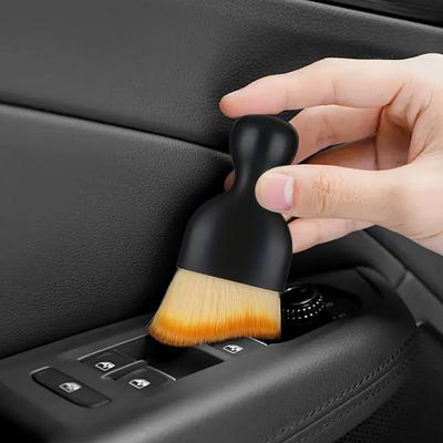 Car Detailing Brush Kit Ergonomic Detachable Soft Tool Automotive Cleaning Brush Kit For Beginners Automotive Vehicle Indoor