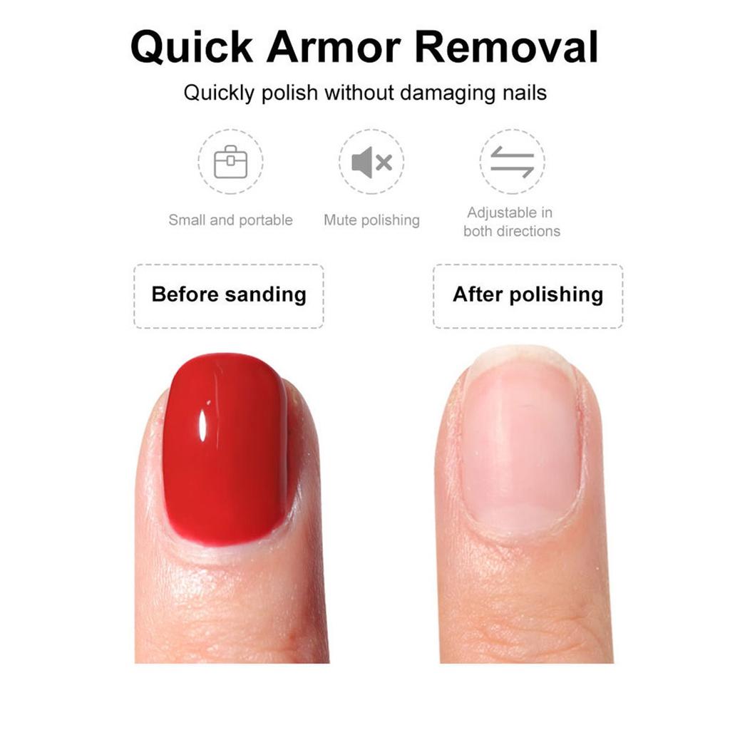 Handheld Nail Drill Electric Manicure Machine Cordless Portable Rechargeable Professional Polisher File Tool