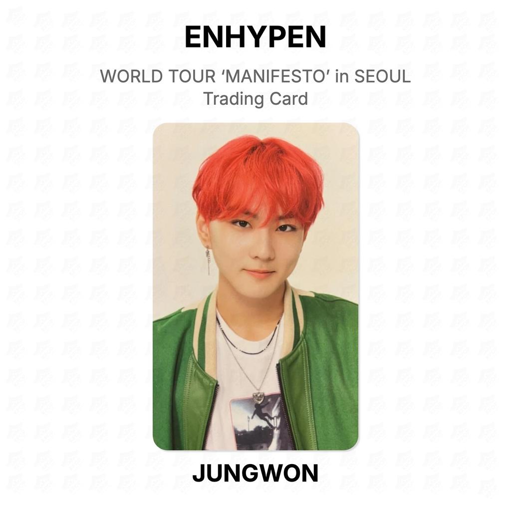 ENHYPEN WORLD TOUR ‘MANIFESTO’ in SEOUL Trading Card Official Photocard
