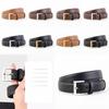 Classic Leather Belt For Women With Silver Pin Buckle And Casual Style