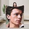 Tom Holland Warm Blanket For Living Room  Funny Throw Blanket Spring Travel Car Flannel Bedspread