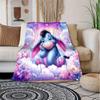 1 stuks Winnie de Poeh Print Deken - Zacht, All-Season Plaid voor Woonkamer, Slaapkamer, Gepersonaliseerd Cadeau met Schattig Cartoon Design