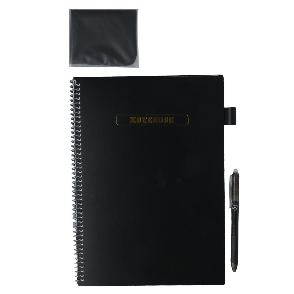 

Reusable Notepad Black Writing Pads Work Notebook Business