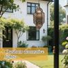 Solar Powered Solar Lantern Lithium Battery Waterproof Moroccan Lantern With Hook Iron Art Garden Lamp Wedding Decoration