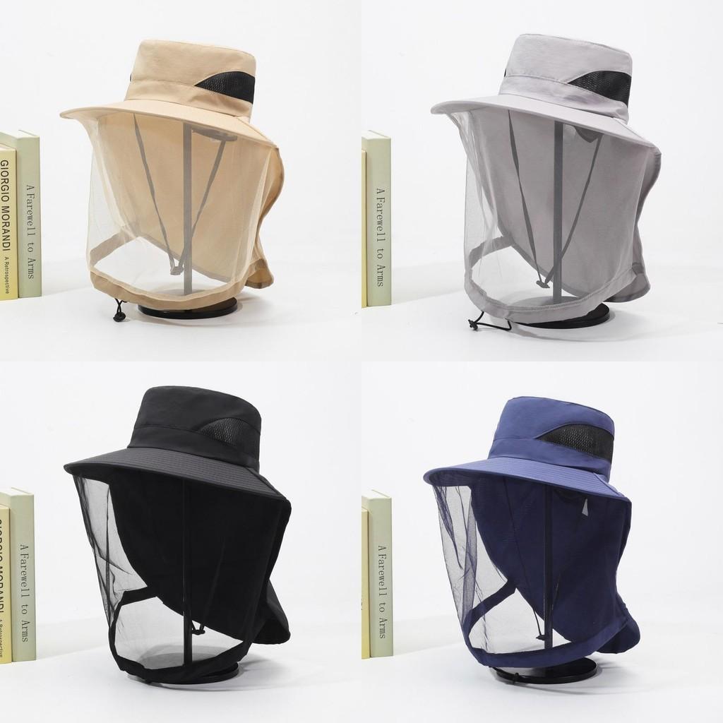 Fishing Summer Hat With Mesh Face Mask And Sun Protection For Adventures Outdoor