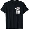 Funny Cat Pocket Kitten Lover Men Women Kids T-Shirt