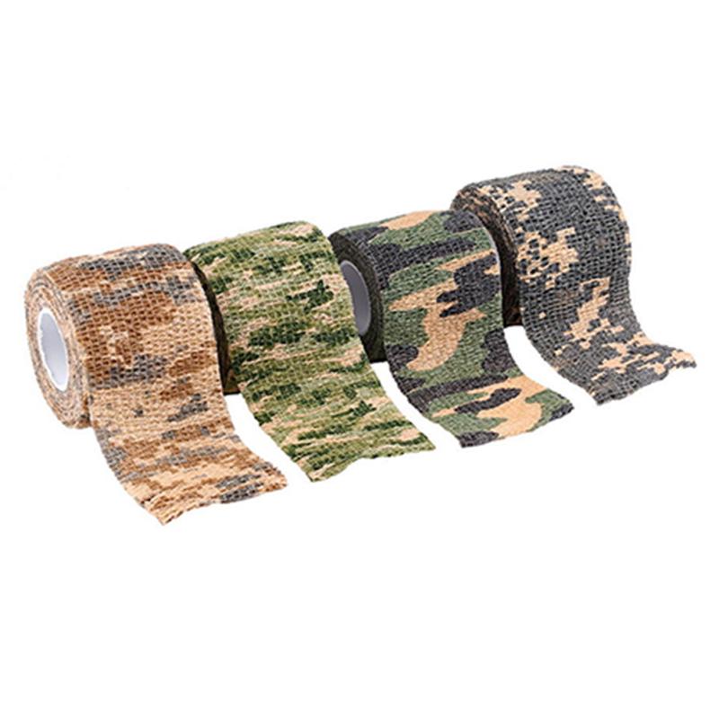 Outdoor Camouflage Tape Retaining Plastic Retractable Non-woven Outdoor Camouflage Tape