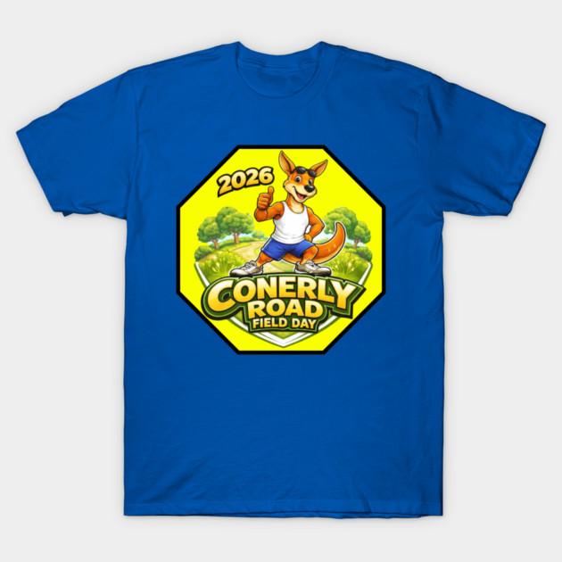 Asian Size Cotton Unisex Tshirt Print T-shirt Conerly Road 5Th Grade Field Day 2026 T-shirt No-Cut Print Regular Fit