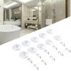Suction Hooks Plastic Glass Suction Cups Bathroom Kitchen Towel Large