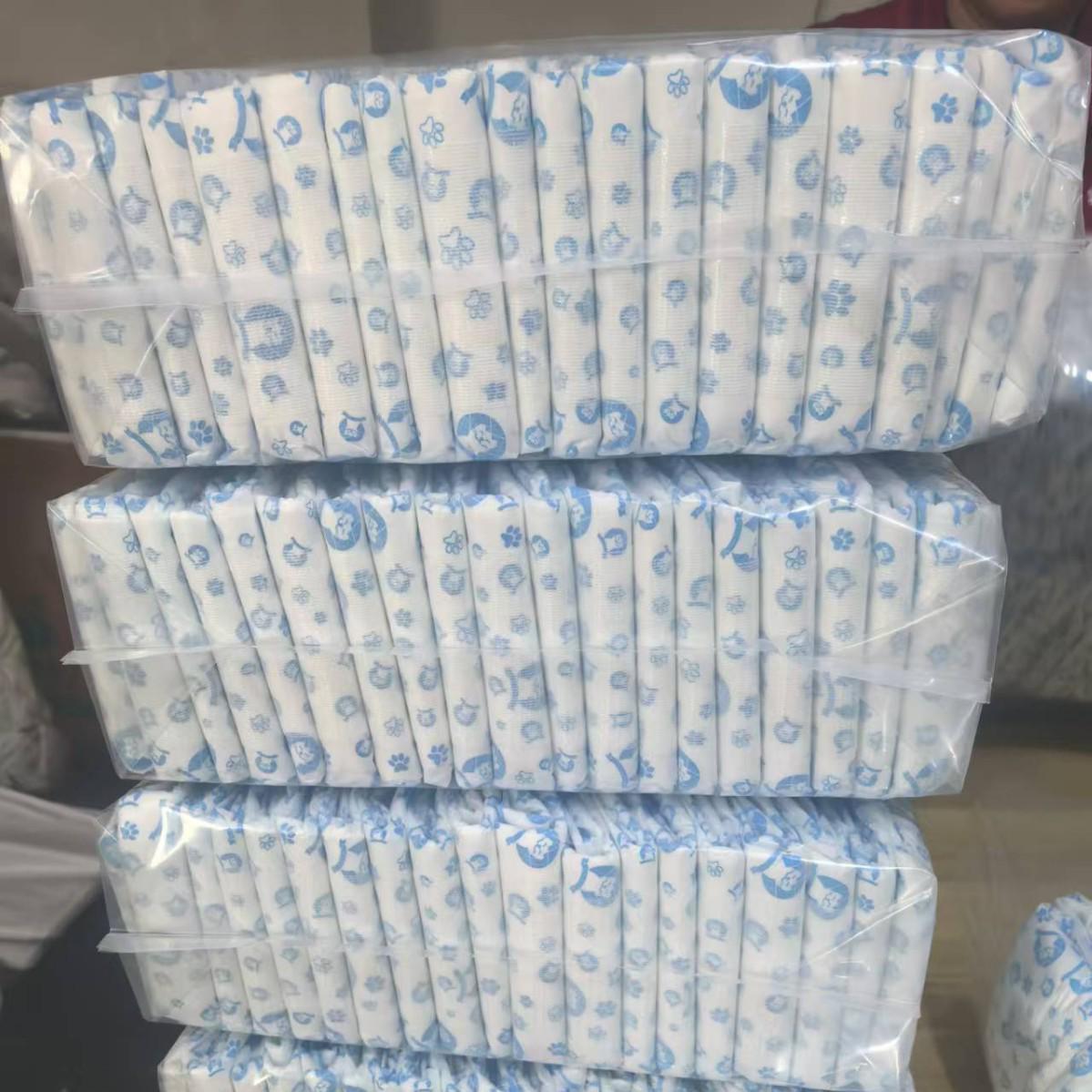 

Упаковка из 40 штук больших гигиенических подгузников для домашних собак - Впитывающие, Бесплатная доставка Male XL (15-30kg) 40pcs