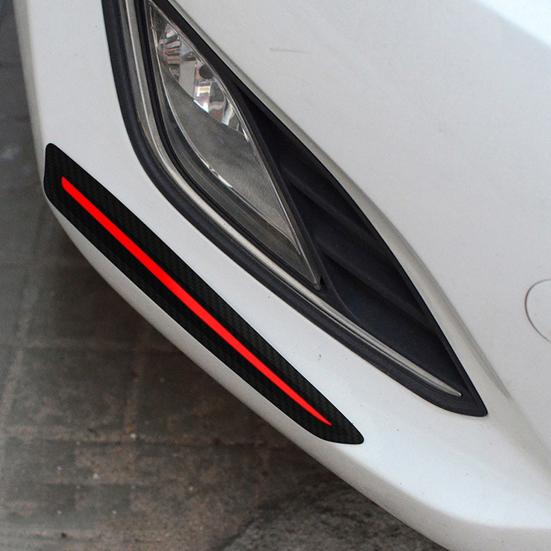 1 Pair Car Bumper Guard Anti-Collision Anti-Scratch Protective Strips for Front & Rear Universal Car Bumper Protector Guard for Most Vehicles